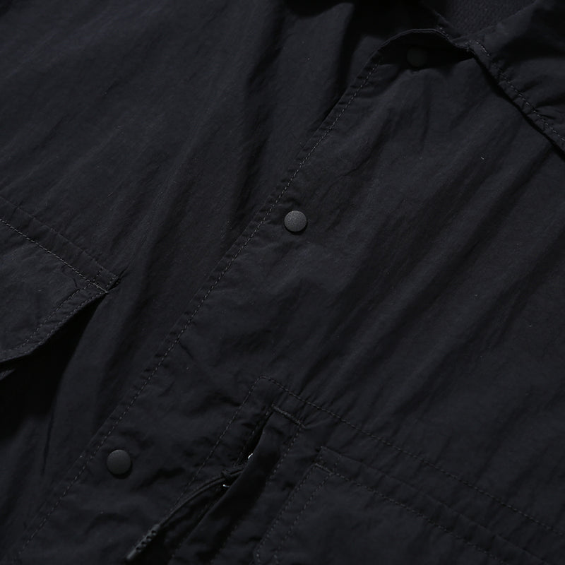 PMF024-02HS03 HIKER HALF SHIRT (BLACK)