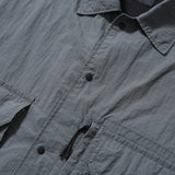 PMF024-02HS03 HIKER HALF SHIRT (STEEL GRAY)