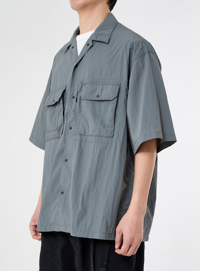 PMF024-02HS03 HIKER HALF SHIRT (STEEL GRAY)