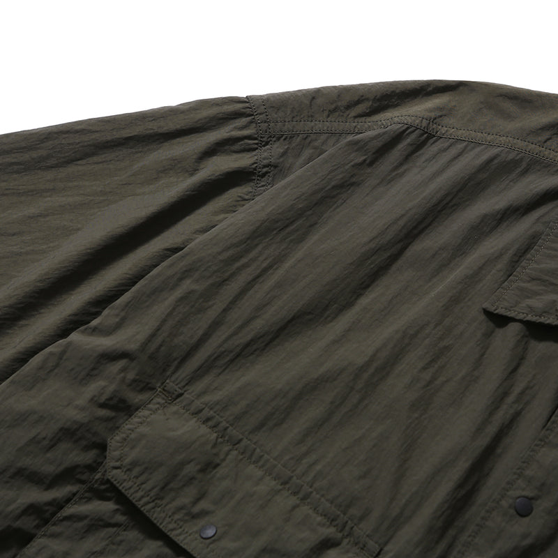 PMF024-02HS03 HIKER HALF SHIRT (OLIVE BROWN)