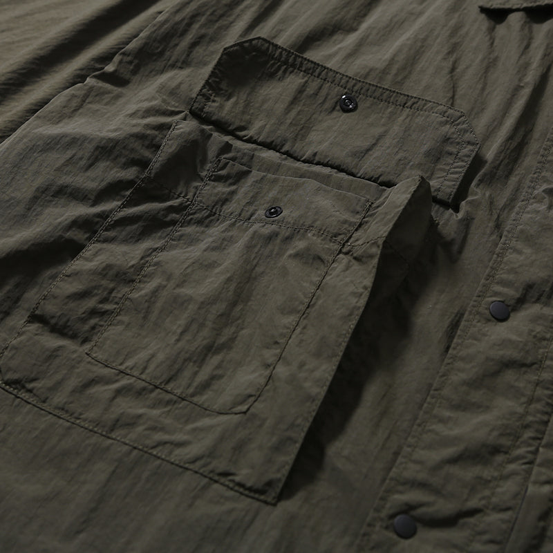 PMF024-02HS03 HIKER HALF SHIRT (OLIVE BROWN)