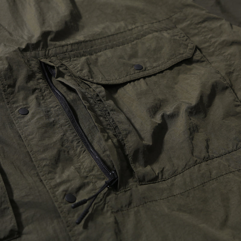 PMF024-02HS03 HIKER HALF SHIRT (OLIVE BROWN)