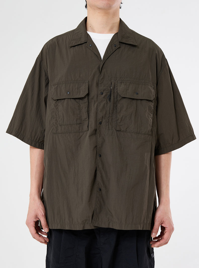 PMF024-02HS03 HIKER HALF SHIRT (OLIVE BROWN)