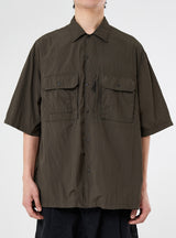 PMF024-02HS03 HIKER HALF SHIRT (OLIVE BROWN)