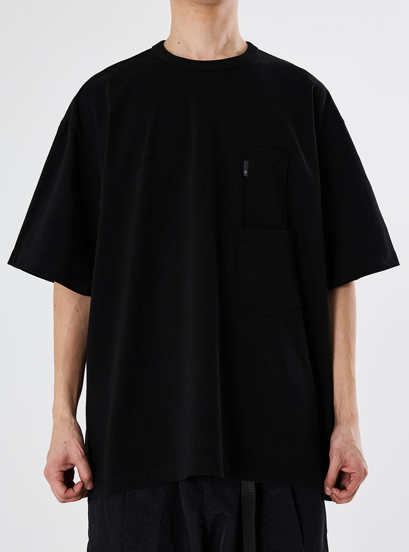 PMF024-02JH02 BAGGY POCKET H/S TEE (BLACK)