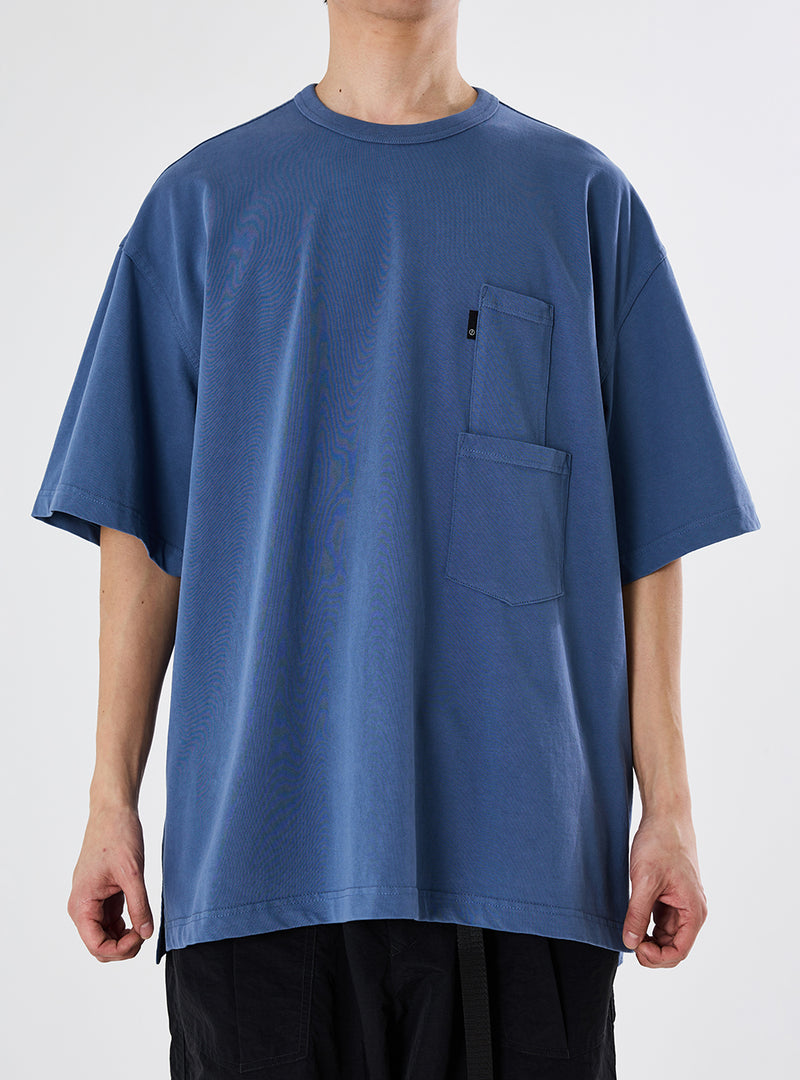 PMF024-02JH02 BAGGY POCKET H/S TEE (AIR FORCE BLUE)