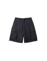 PMF024-02ST04 OVER MIL 6P SHORTS (BLACK RIPSTOP)