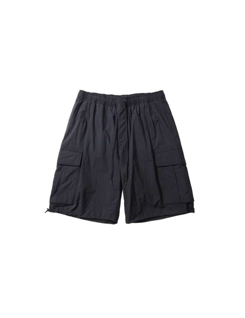 PMF024-02ST04 OVER MIL 6P SHORTS (BLACK RIPSTOP)