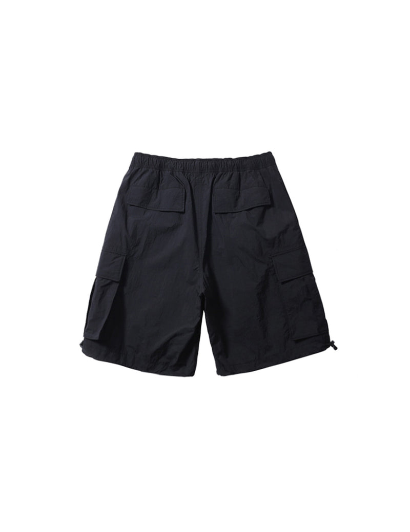 PMF024-02ST04 OVER MIL 6P SHORTS (BLACK RIPSTOP)