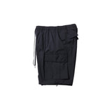 PMF024-02ST04 OVER MIL 6P SHORTS (BLACK RIPSTOP)