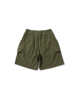 PMF024-02ST05 ROOMY POCKET SHORTS (OLIVE)