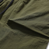 PMF024-02ST05 ROOMY POCKET SHORTS (OLIVE)