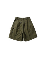 PMF024-02ST08 OVER WORK SHORTS (OLIVE)