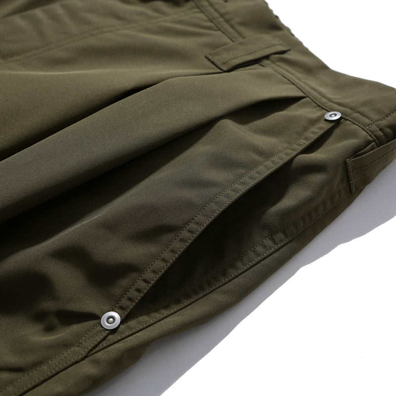 PMF024-02ST08 OVER WORK SHORTS (OLIVE)