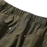 PMF024-02ST08 OVER WORK SHORTS (OLIVE)