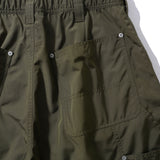 PMF024-02ST08 OVER WORK SHORTS (OLIVE)