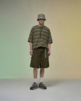 PMF024-02ST08 OVER WORK SHORTS (OLIVE)