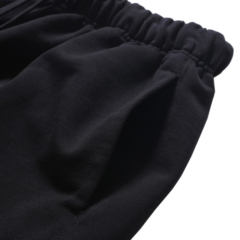 PMF024-02SW06 OVER MIL SWEAT SHORTS (BLACK)