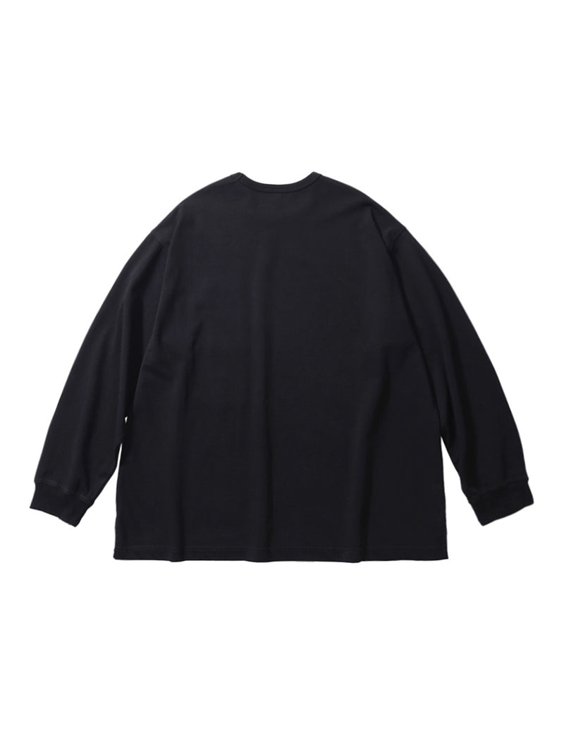 PMF024-03JL02 BAGGY POCKET L/S TEE (BLACK)