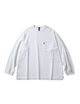 PMF024-03JL02 BAGGY POCKET L/S TEE (OFF WHITE)