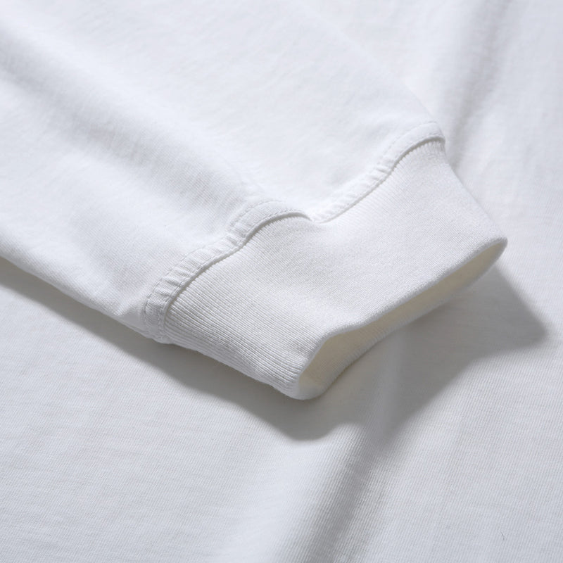 PMF024-03JL02 BAGGY POCKET L/S TEE (OFF WHITE)