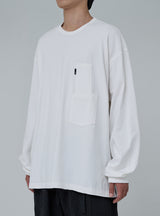 PMF024-03JL02 BAGGY POCKET L/S TEE (OFF WHITE)