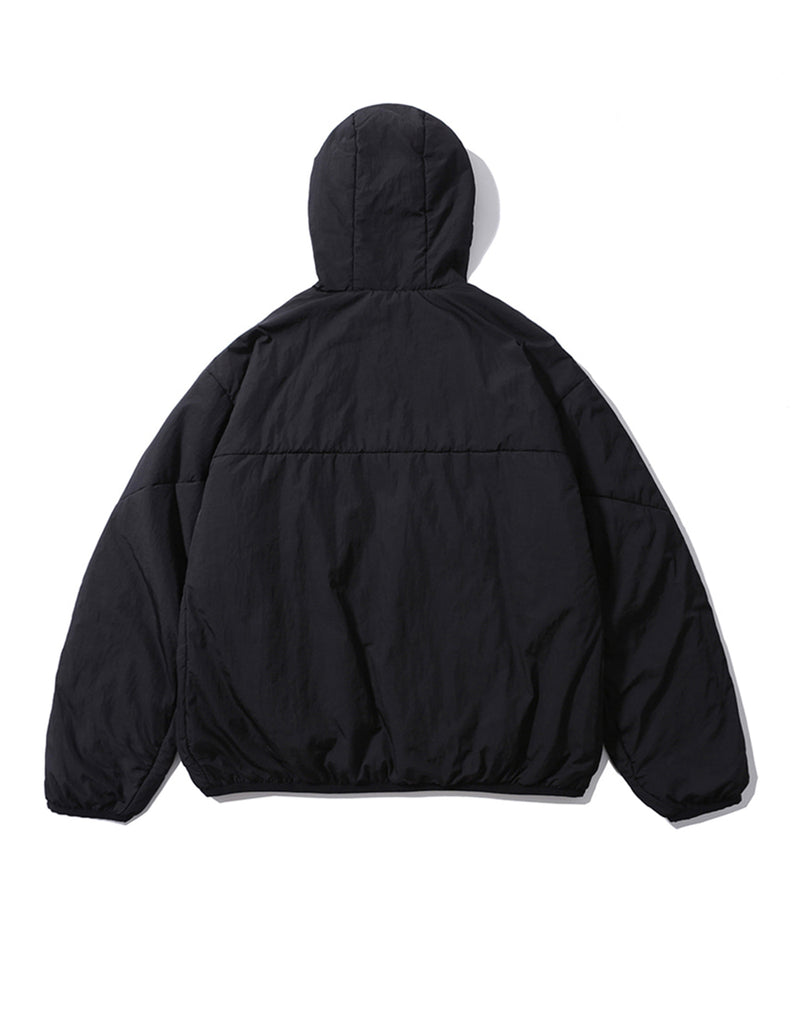 PMF024-03JP03 DOUBLE-ZIP INSULATED PARKA (BLACK)