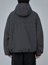 PMF024-03JP03 DOUBLE-ZIP INSULATED PARKA (CHARCOAL)