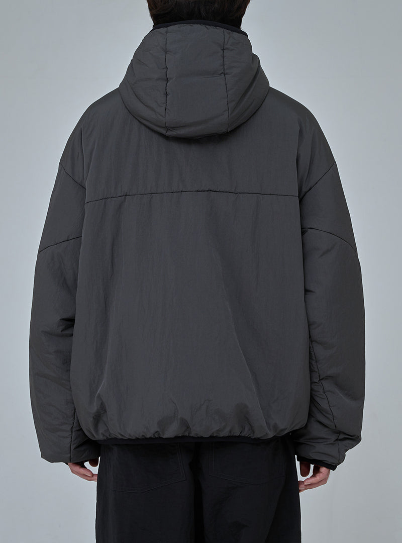 PMF024-03JP03 DOUBLE-ZIP INSULATED PARKA (CHARCOAL)