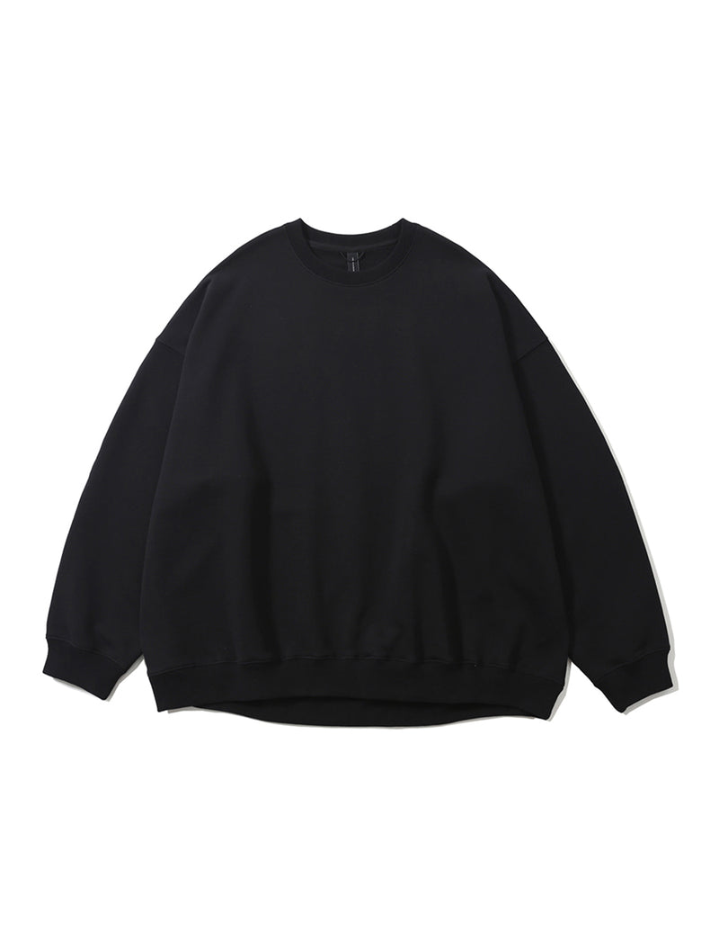 PMF024-03SW01 BAGGY SWEAT SHIRT (BLACK)