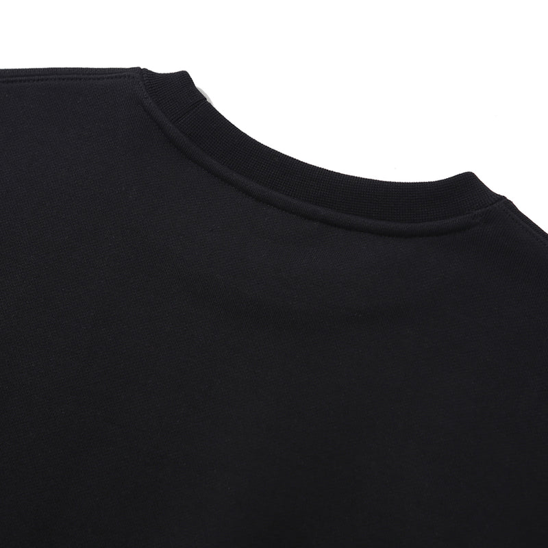 PMF024-03SW01 BAGGY SWEAT SHIRT (BLACK)