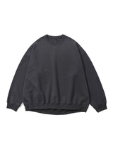 PMF024-03SW01 BAGGY SWEAT SHIRT (CHARCOAL)