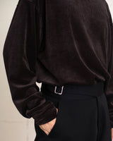 NMCU-027 VELOUR BORDER LONG SLEEVE TEE