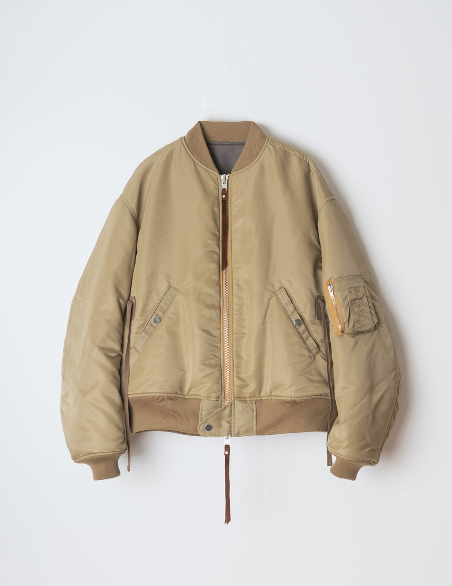 NMJK-018 NYLON TWILL REVERSIBLE MA-1