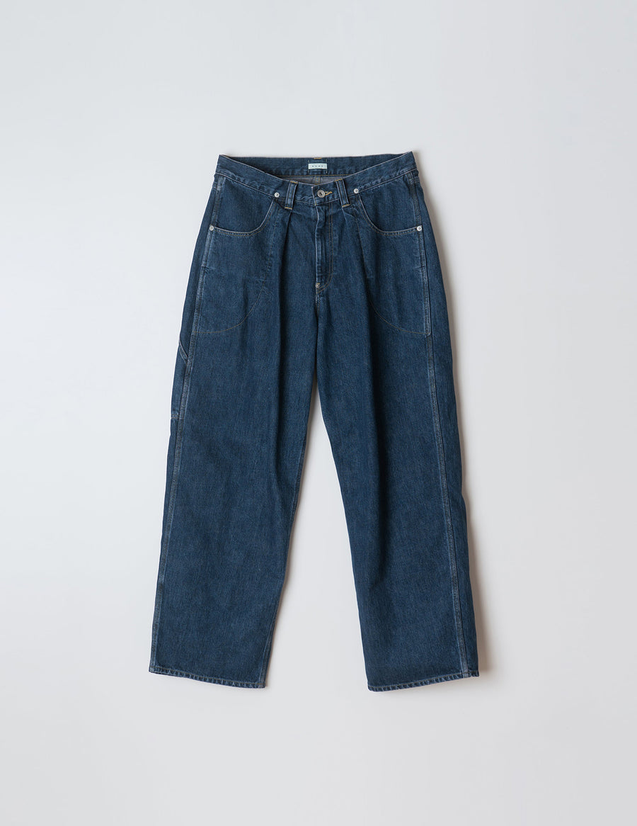 NMPT-019 BIO WASH DENIM PAINTER PANTS