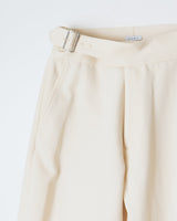 NMPT-021 COTTON/WOOL KERSEY BELTED PANTS