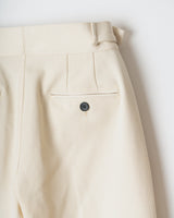 NMPT-021 COTTON/WOOL KERSEY BELTED PANTS