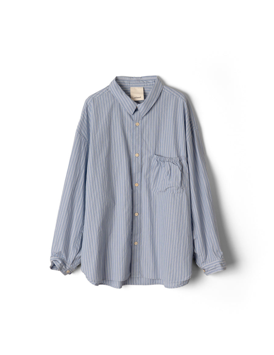 RESH-013 WRIST PATCH WIDE SHIRT "STRIPE"