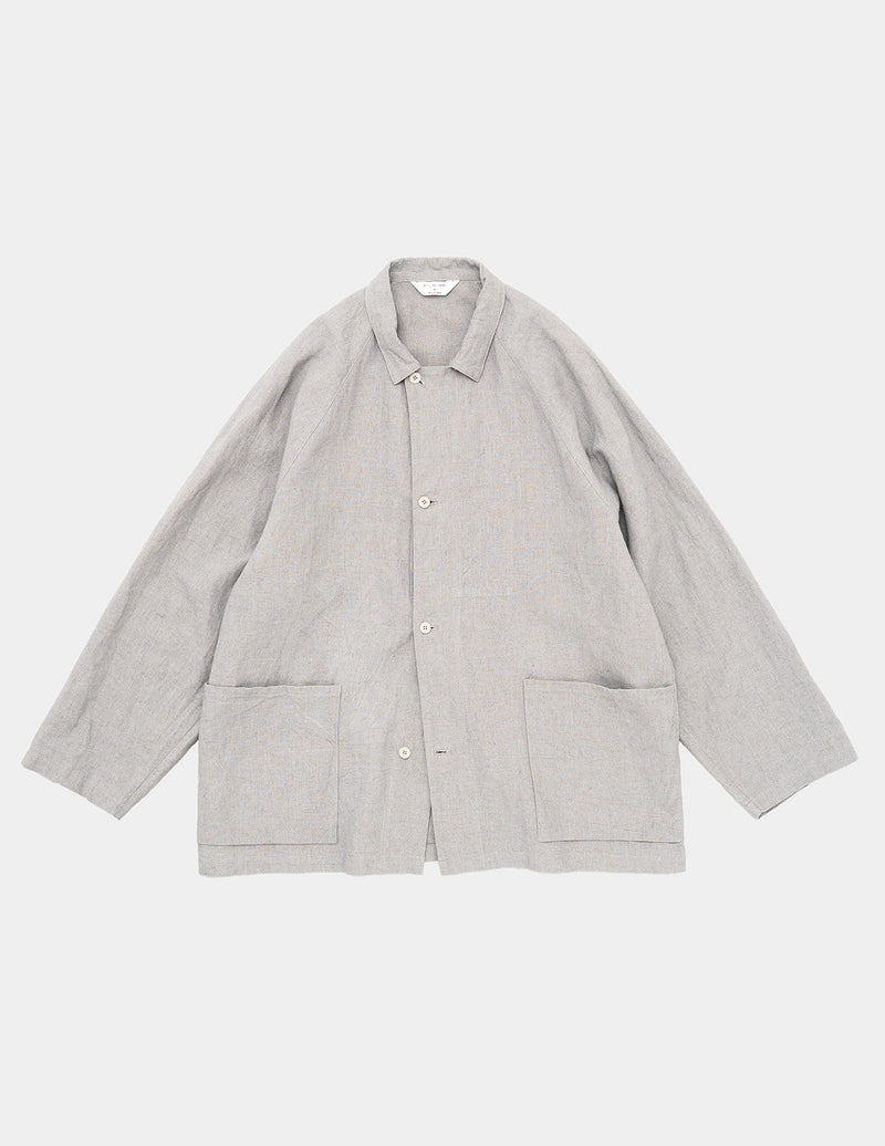 BL01242 LINEN RAMIE SHIRT BLOUSON