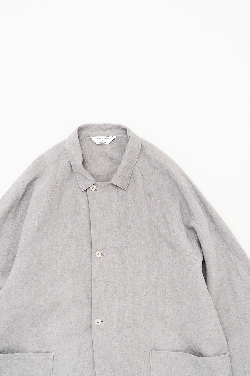 BL01242 LINEN RAMIE SHIRT BLOUSON