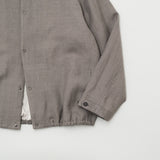 BL05243 LINEN WOOL MIX BLOUSON