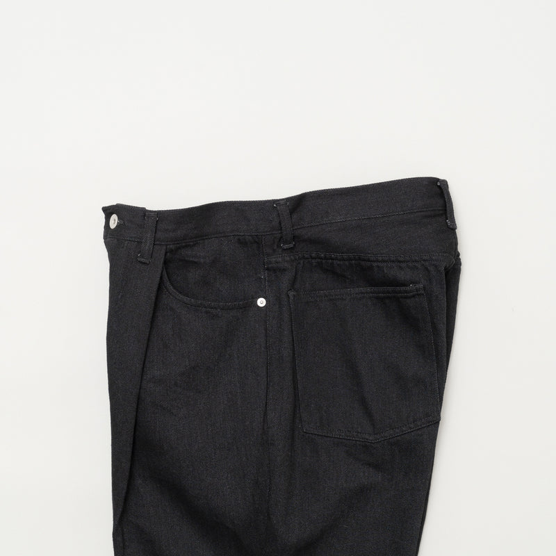 DN02243 12OZ DENIM DEEP TUCK PANTS