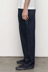 DN02243 12OZ DENIM DEEP TUCK PANTS