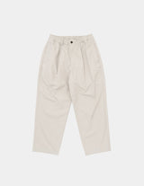 PT02242 COTTON SILK 1 TUCK PANTS