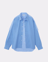 MGMFB231265 DOUBLE FRONT OVERSIZED SIGNATURE SHIRT