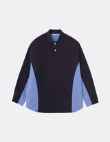 MGMFB243259 KNIT POLO OVERSIZED L/S SHIRT