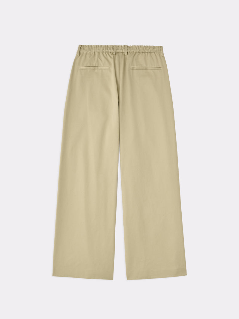 MGMFP241306 ORGANIC COTTON CHINO TUCKED EXTRA WIDE PANTS