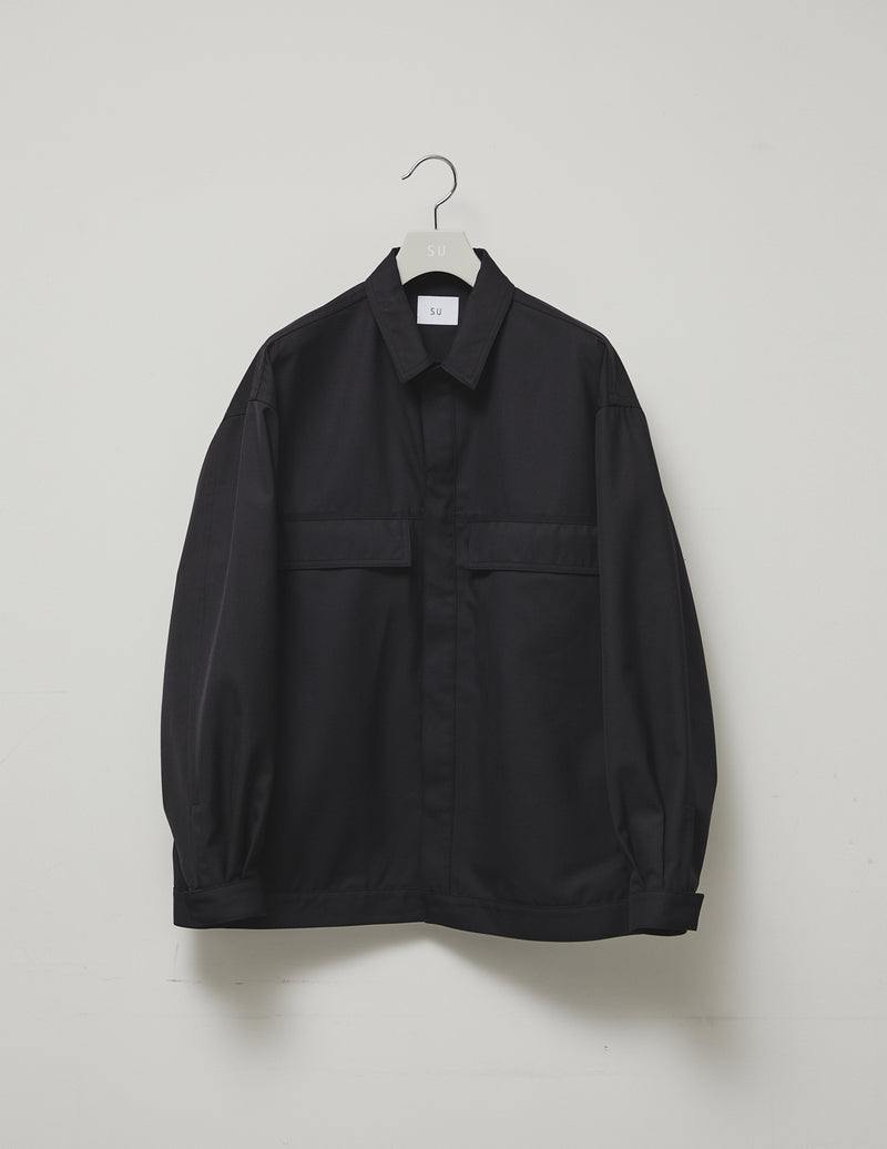 SU-03-JK01-B 4-STITCH GABARDINE JACKET