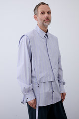 M753-B55-007 LAYERED SHIRT