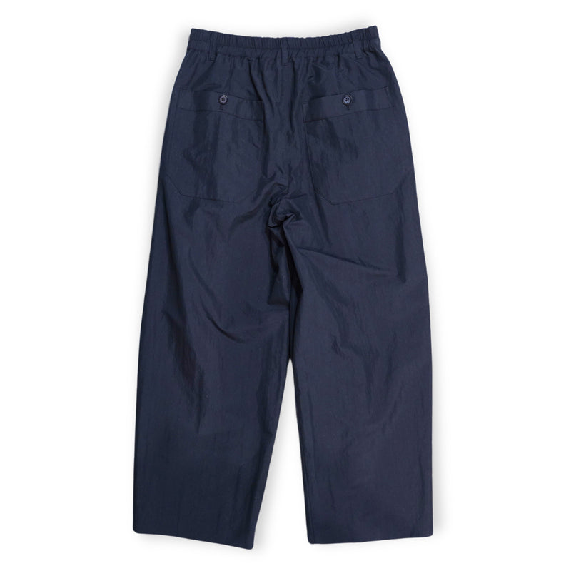 VOPT-N73 SUPIMA COTTON x NYLON TYPEWRITER EASY WIDE PANTS